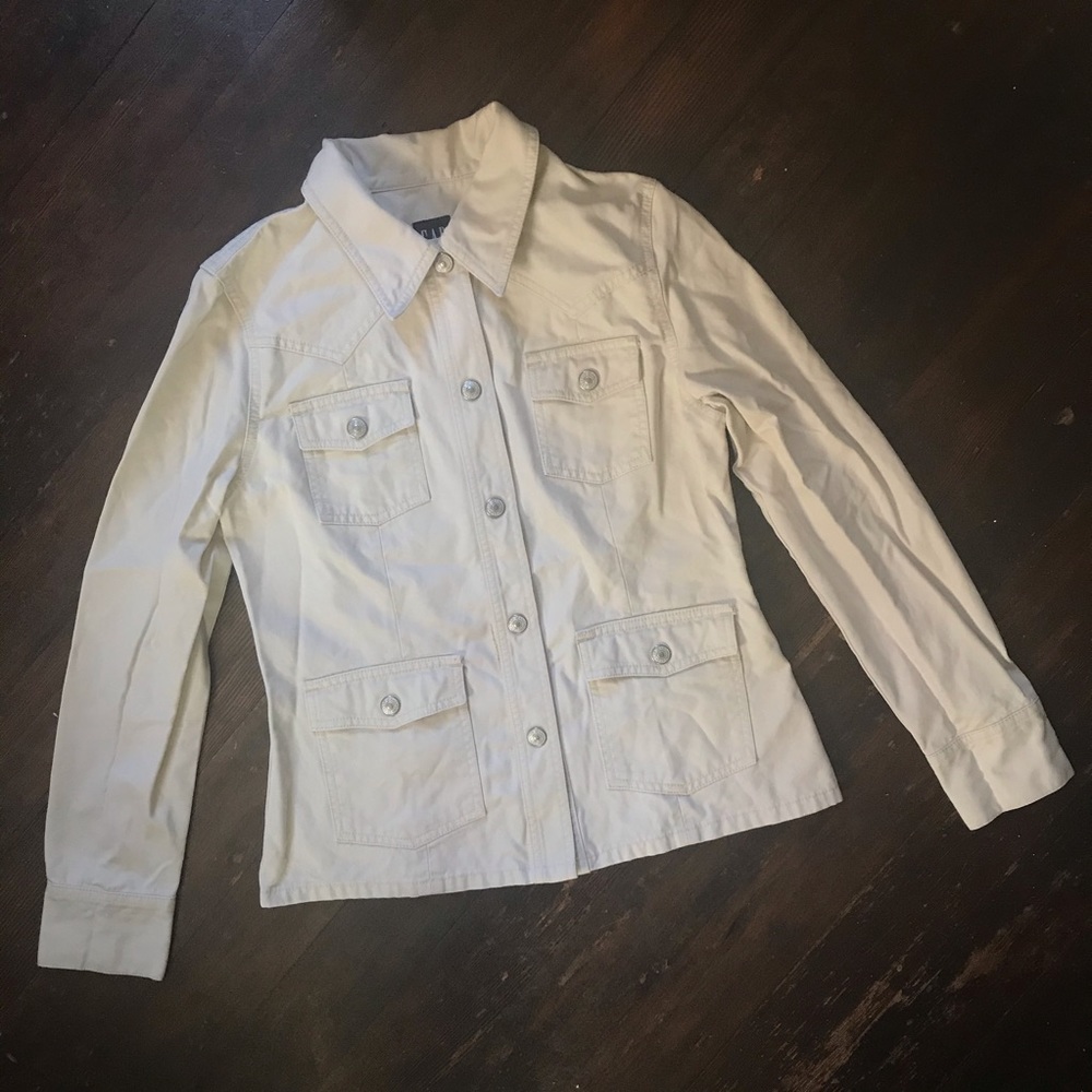 Vintage Gap Denim Button Up Jacket
